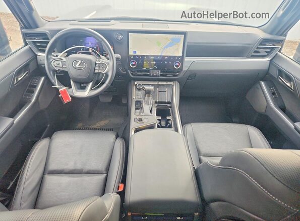 JTJVBCDX8R5017294 2024 LEXUS GX Gray Առջևի վահանակի տեսք