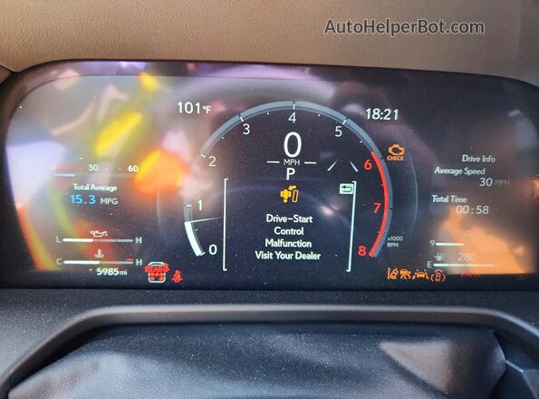 JTJVBCDX9R5022374 2024 LEXUS GX Blue Вид щитка приладів