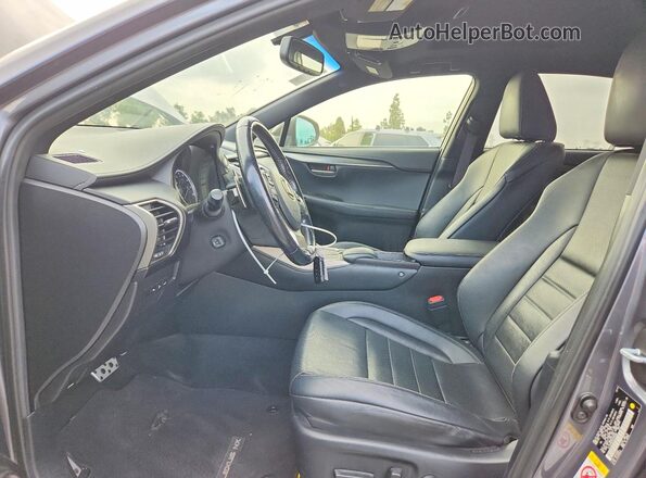 JTJYARBZ0G2029686 2016 LEXUS NX Серый Вид салона спереди
