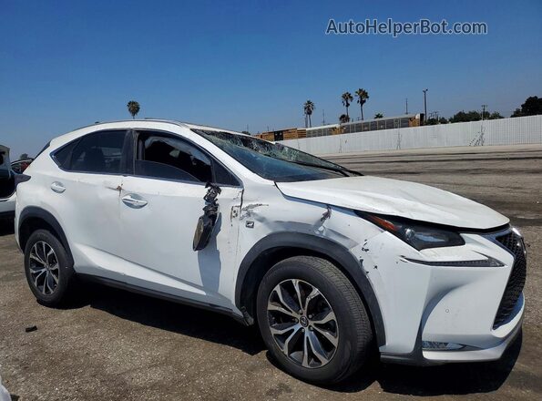 JTJYARBZ0H2054010 2017 LEXUS NX White Передня права чверть