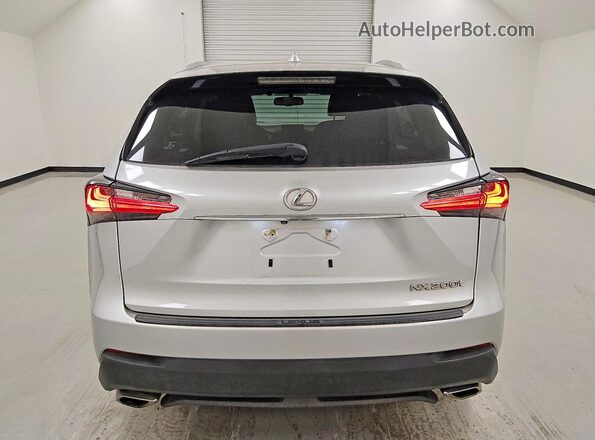 JTJYARBZ1G2025128 2016 LEXUS NX Silver Rear view
