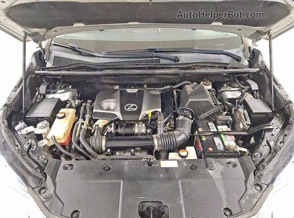 JTJYARBZ1G2025128 2016 LEXUS NX Silver Engine compartment view