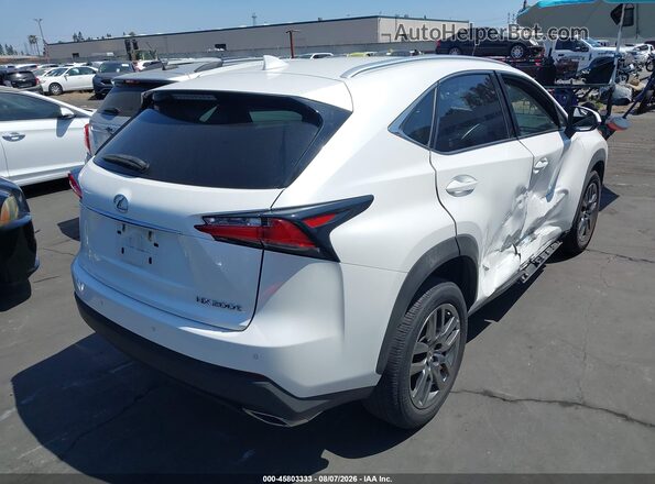 JTJYARBZ1G2029762 2016 LEXUS NX 200T Белый Задняя правая четверть