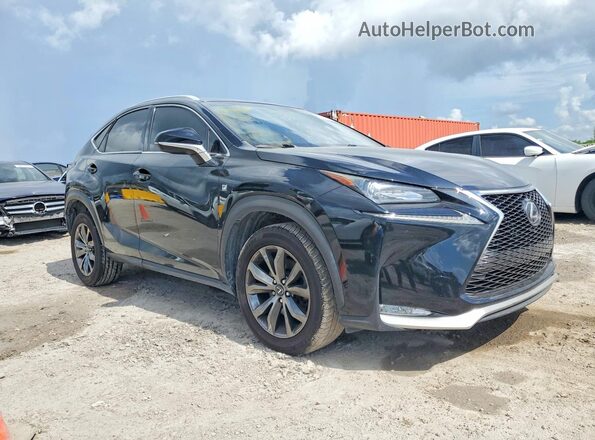 JTJYARBZ1H2081538 2017 LEXUS NX Black Delantero derecho