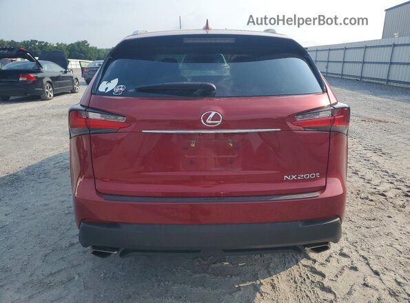 JTJYARBZ2G2028166 2016 LEXUS NX Red Rear view