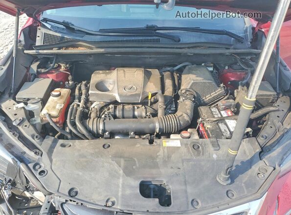 JTJYARBZ2G2028166 2016 LEXUS NX Red Engine compartment view
