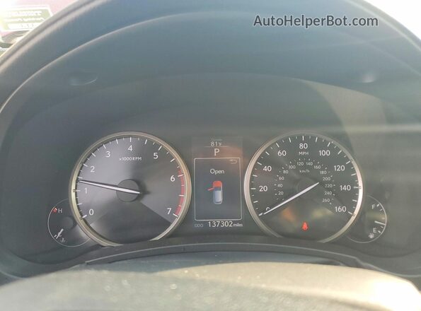 JTJYARBZ2G2028166 2016 LEXUS NX Red Instrument cluster view