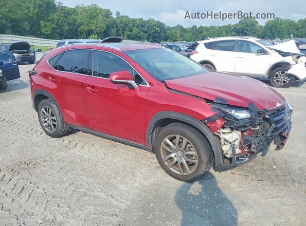 JTJYARBZ2G2028166 2016 LEXUS NX Red Front right