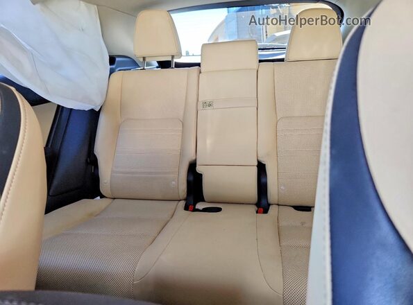 JTJYARBZ2G2048207 2016 LEXUS NX White Vista de los asientos traseros