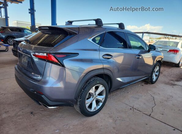 JTJYARBZ2H2056373 2017 LEXUS NX Gray Trasero derecho
