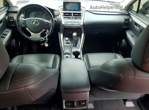 JTJYARBZ2H2073142 2017 LEXUS NX Black წინა პანელის ხედი