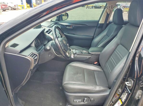 JTJYARBZ2H2073142 2017 LEXUS NX Black წინა სალონის ხედი