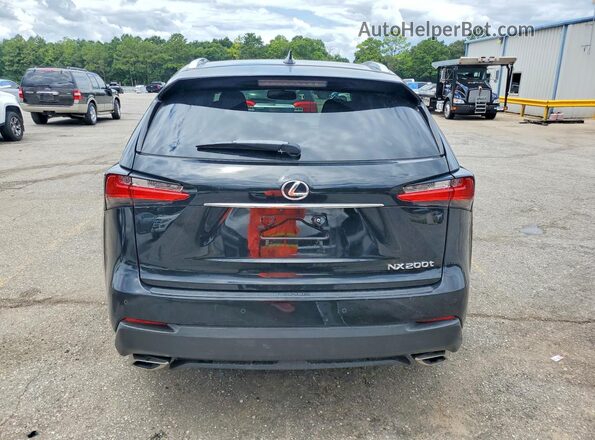 JTJYARBZ2H2073142 2017 LEXUS NX Black უკანა ხედი