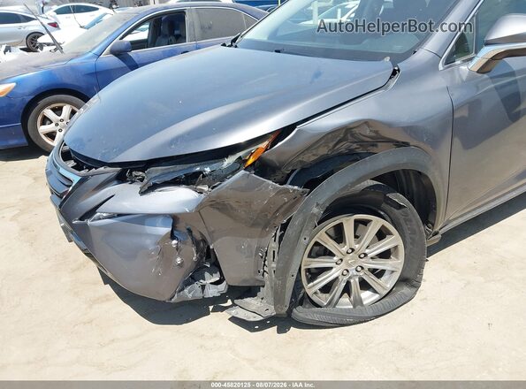 JTJYARBZ2H2079121 2017 LEXUS NX 200T Gray Դիմացի տեսք