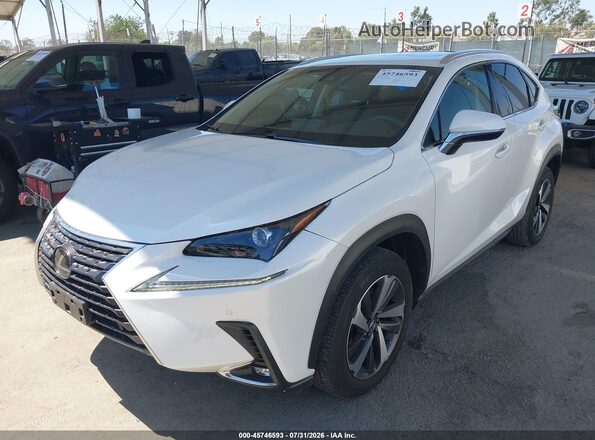 JTJYARBZ2K2138806 2019 LEXUS NX 300 White Front left