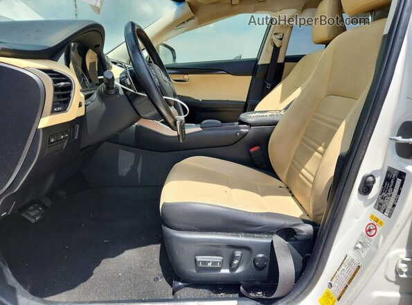 JTJYARBZ2K2141558 2019 LEXUS NX White Widok wnętrza z przodu