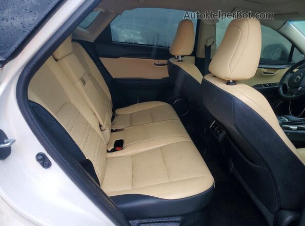 JTJYARBZ2K2156920 2019 LEXUS NX White Widok wnętrza z tyłu
