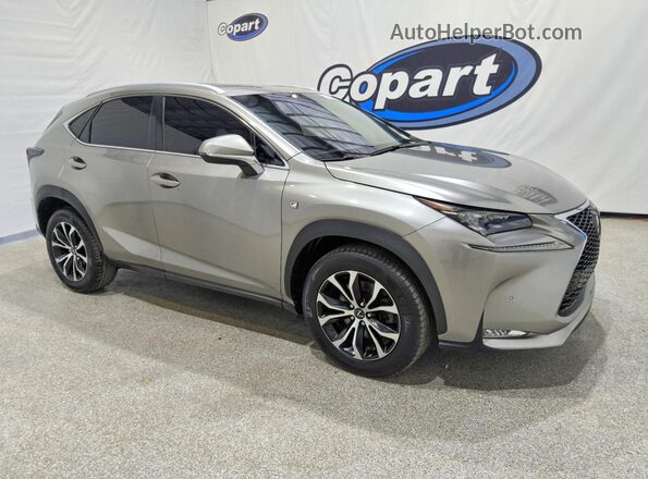 JTJYARBZ3H2050758 2017 LEXUS NX Silver Front right