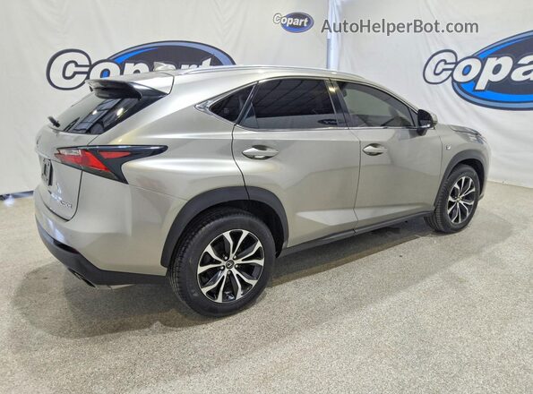 JTJYARBZ3H2050758 2017 LEXUS NX Silver Rear right