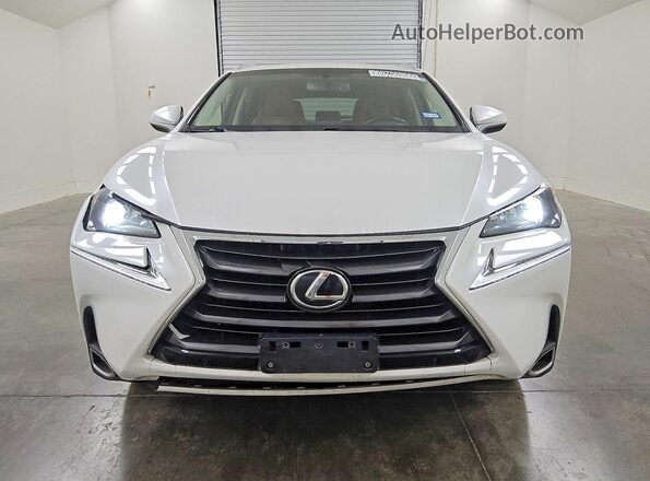 JTJYARBZ3H2056754 2017 LEXUS NX White წინა ხედი