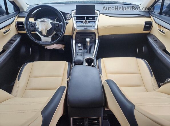 JTJYARBZ3H2072307 2017 LEXUS NX Gray Вид панелі приладів