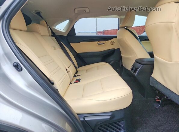 JTJYARBZ3H2072307 2017 LEXUS NX Gray Вид задньої частини салону