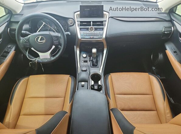 JTJYARBZ3H2078320 2017 LEXUS NX White Widok deski rozdzielczej