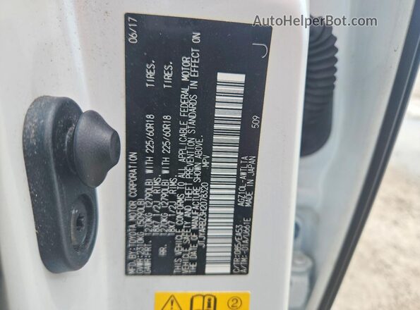 JTJYARBZ3H2078320 2017 LEXUS NX White Widok wnętrza 360 stopni