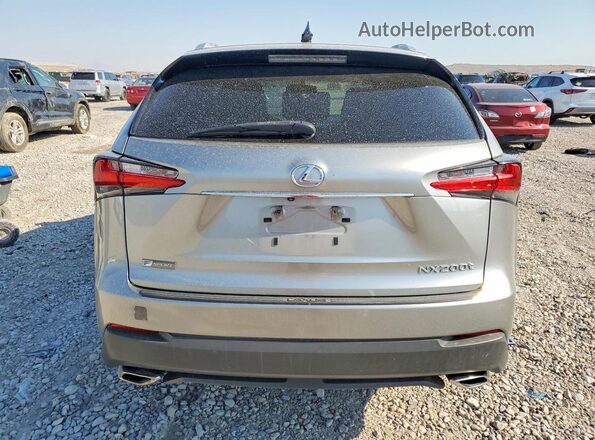 JTJYARBZ4H2074776 2017 LEXUS NX Silver Հետևի տեսք