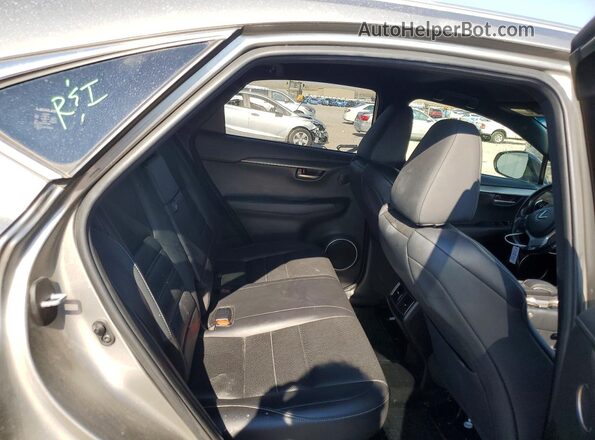 JTJYARBZ4H2074776 2017 LEXUS NX Silver Հետևի նստատեղերի տեսք