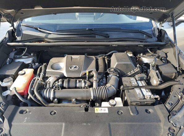 JTJYARBZ5H2052401 2017 LEXUS NX Silver ძრავის განყოფილების ხედი