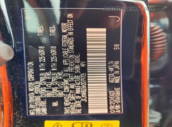 JTJYARBZ6H2079705 2017 LEXUS NX Black Շարժիչի բաժամունքի տեսք