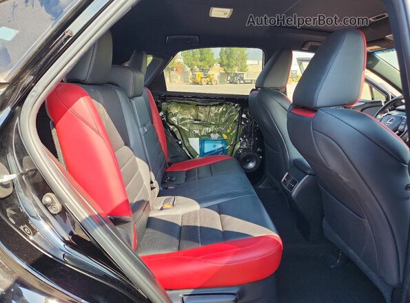 JTJYARBZ6K2124228 2019 LEXUS NX Black Rear seats view