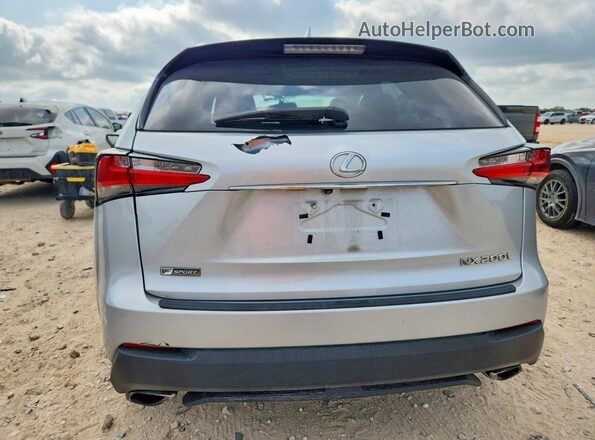 JTJYARBZ7H2053016 2017 LEXUS NX Gray Widok z tyłu