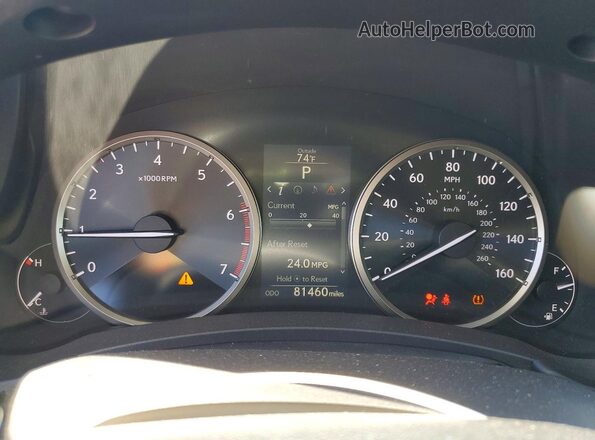 JTJYARBZ7H2058815 2017 LEXUS NX Blue Widok zestawu wskaźników