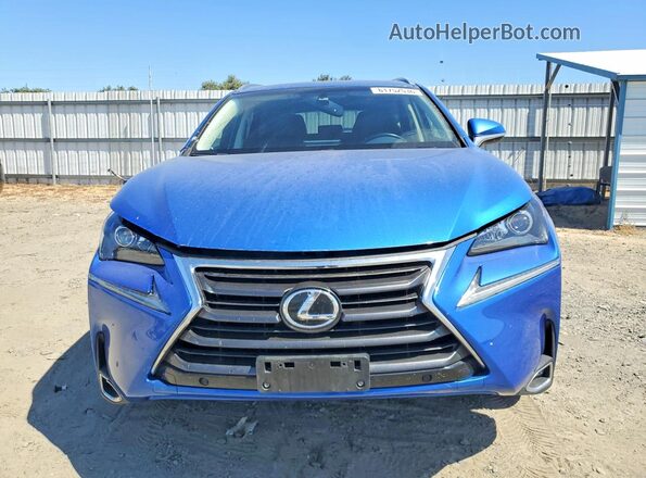 JTJYARBZ7H2058815 2017 LEXUS NX Blue Widok z przodu