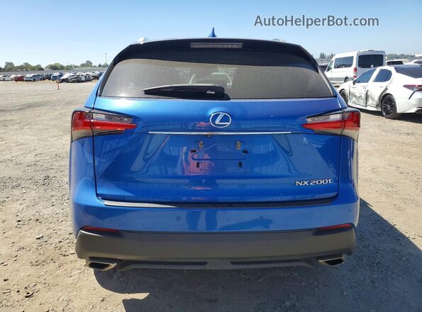 JTJYARBZ7H2058815 2017 LEXUS NX Blue Widok z tyłu