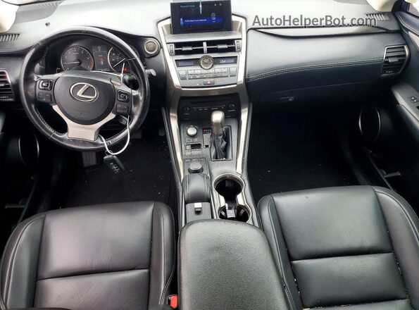 JTJYARBZ7H2072794 2017 LEXUS NX Белый Вид панели приборов