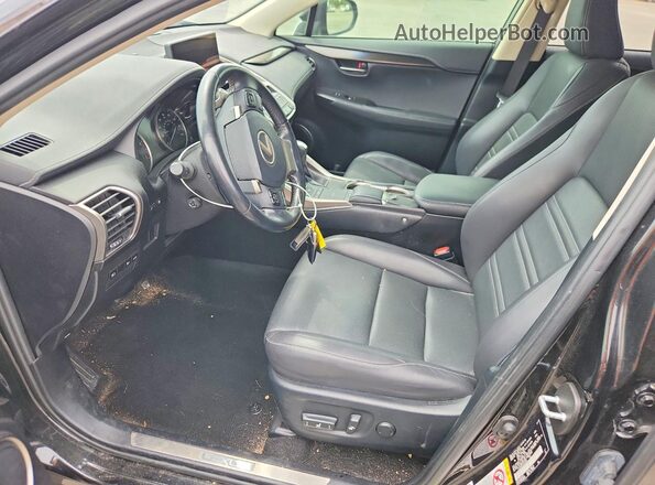 JTJYARBZ8J2093692 2018 LEXUS NX Черный Вид салона спереди