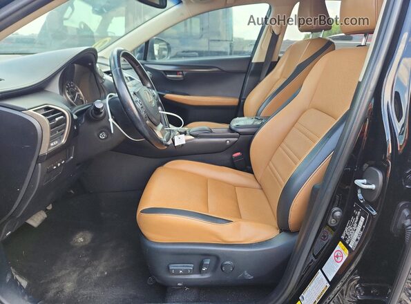 JTJYARBZ9H2078175 2017 LEXUS NX Black Widok wnętrza z przodu