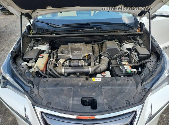 JTJYARBZXG2039870 2016 LEXUS NX White ძრავის განყოფილების ხედი