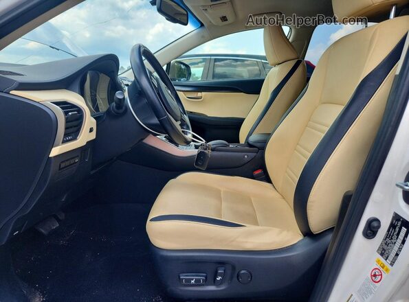 JTJYARBZXG2039870 2016 LEXUS NX White წინა სალონის ხედი