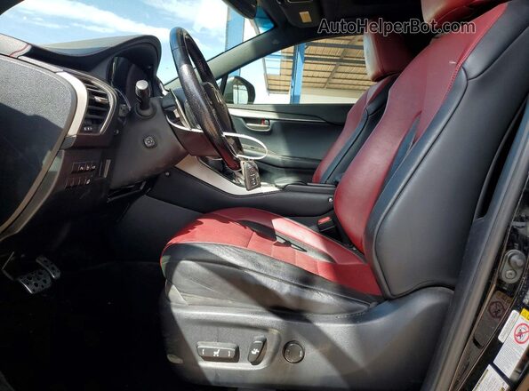 JTJYARBZXH2078153 2017 LEXUS NX Black Widok wnętrza z przodu