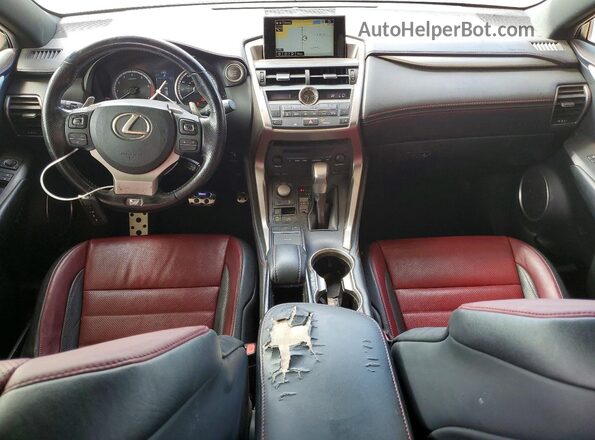 JTJYARBZXH2078153 2017 LEXUS NX Black Widok deski rozdzielczej