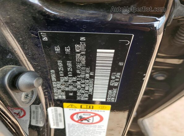 JTJYARBZXH2078153 2017 LEXUS NX Black Widok naklejki z numerem VIN