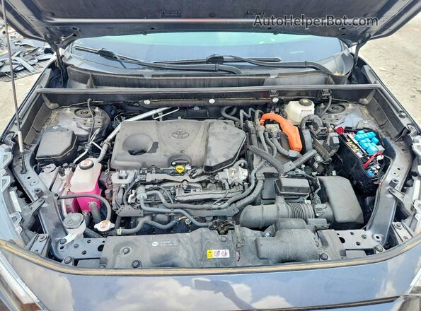 JTM16RFV0ND069409 2022 TOYOTA RAV4 Gray Vista del compartimento del motor