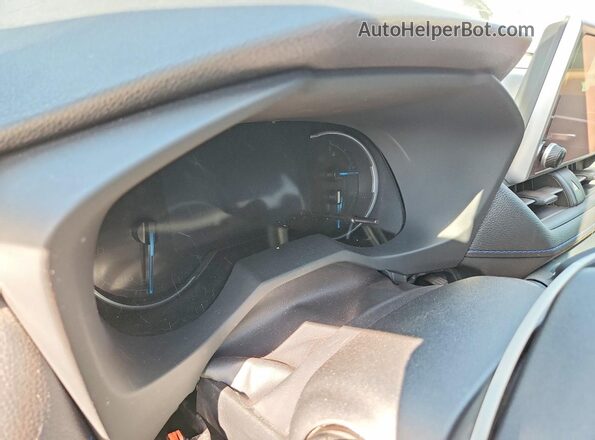 JTM16RFV3RJ051817 2024 TOYOTA RAV4 Gray Instrument cluster view