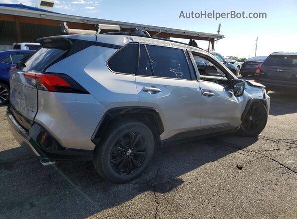 JTM16RFV4ND525220 2022 TOYOTA RAV4 Silver უკანა მარჯვენა