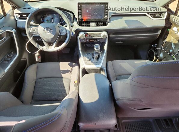 JTM16RFV6ND064070 2022 TOYOTA RAV4 Black Dashboard view