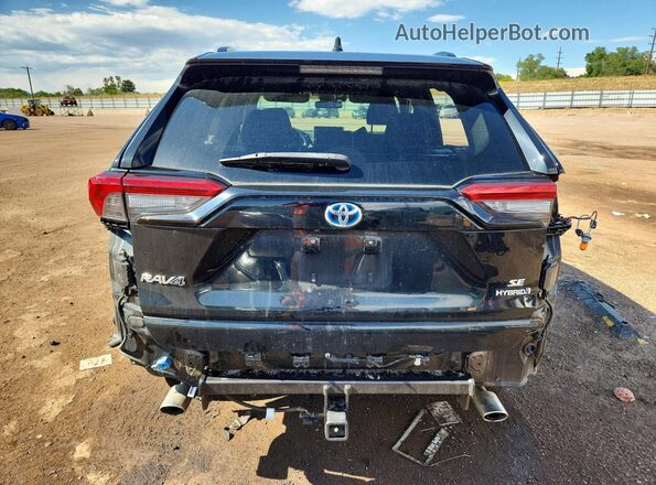 JTM16RFV6ND064070 2022 TOYOTA RAV4 Black Rear view